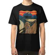 Screaming Gingerbread Cookie, Munch Picture Parody T-shirt