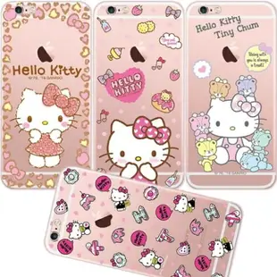 【Hello Kitty】iPhone 6/6s 立體彩繪透明保護軟套