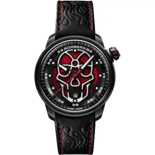 【BOMBERG】炸彈錶BB-01 系列火骷髏頭機械錶-43mm(CT43APBA.23-1.11)