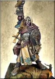 Enigma Miniatures - Jesilious, llama del dolor Fantasy Figure 30mm EN0002