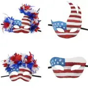 Feathered Masquerade Half Face Sequins Decoration Masquerade