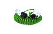 EV Charging Lead, Green Coil, Single Phase - Type 2 to Type 2 (7.5/10M)