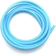 3Meter ID2 3 4 5 6 7 8 9 10 12mm Silicone Tube Flexible Rubber Hose Food Grade Soft Drink Pipe Water Connector Colorful Plumbing(Sky Blue,3 Meter_OD 5XID 3MM)