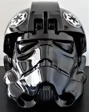 Star Wars Denuo Novo Imperial Tie Fighter Pilot Helmet Mask Figure Prop Replica