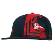Metal Mulisha Men's Zone Black Red Flex Snapback Hat (BLR)