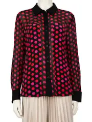 Polkadot Louise Sheer Top