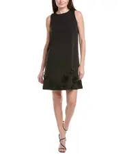 Anne Klein Bi-Stretch Crepe Shift Dress