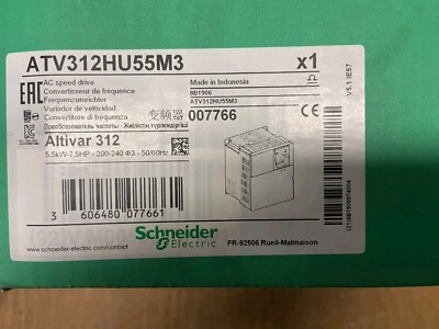SCHNEIDER ELECTRIC # ATV312HU55M3 variable frequency speed drive NEW