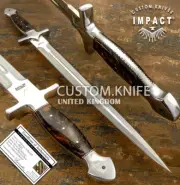 IMPACT CUTLERY RARE CUSTOM D2 FULL TANG FULLER 26.70 "DAGGER KNIFE SWORD