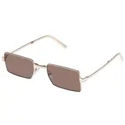 [Le Specs] FOLD 02 | BRIGHT GOLD TEAK MONO