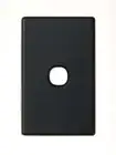 Beacon Lighting Lucci Power Gravity 1 Gang Plate Only in Matte Black