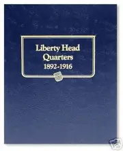 WHITMAN CLASSIC Liberty Head Barber Quarters 1892-1916 Album #9120