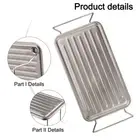 Outdoor Titanium Foldable Table Camping BBQ Grill Grate Ultralight Hiking/Picnic