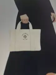 Tory Burch Signature Canvas Mini Tote Bag - NEW