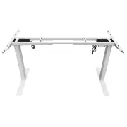 Standing Desk Height Adjustable Sit Stand Motorised White Dual Motors Frame Only