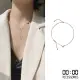 【00:00】韓國設計唯美愛心圈圈美鑽吊墜Y字鍊(Y字鍊 愛心項鍊 水鑽項鍊)