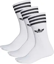 [adidas] Men's Solid Crew Socks (pack of 3)