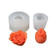 Peonies Tulip Shaped Silicone Chocolate Mould Cake Decorating Baking Accessories