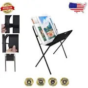 Versatile Folding Display Rack for Canvas Prints - Rubber Feet Stability