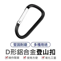 在飛比找蝦皮商城優惠-D型鋁合登山扣 D型扣環 鋁合金掛扣 鑰匙扣 背包扣 水瓶扣