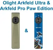 Olight Arkfeld Ultra Olive Green 3-in-1 EDC Flashlight & Arkfeld Pro Paw Edition