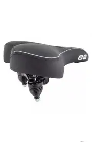 Sunlite Cloud-9 Bicycle Suspension Cruiser Saddle - Black