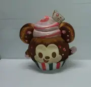 Mickey Mouse Peppermint Christmas Cupcake Medium Plush Disney Munchlings No Tags