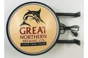 GN Black Fish SUPER CRISP LARGER Beer Bar Lighting Wall Sign Light LED