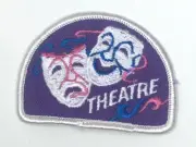 PATCH GSA Girl Scouts Theatre Purple White Masks Actors Acting