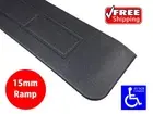 RUBBER THRESHOLD RAMP 15mm WHEELCHAIR ACCESS DISABLED DOOR STEP WEDGE