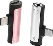 DOITOOL -c to 3.5mm Audio Adapter Set USB c Headphone Adapter Usbc to Aux Cable