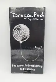 Dragon Pad Pop Filter for broadcasting & recording w/ flexible gooseneck holder