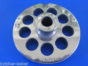 #12 x 1/2" w/ HUB STAINLESS Meat Grinder Mincer plate disc screen