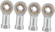 JECOMPRIS Fish Eye Bearing Hardware Set 4pcs Rod End Ball Bearings Thread Rod End Steel High Load Capacity Easy Installation