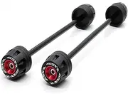 Motorbike Frame Sliders For S┐UZUKI GSX-R 600/750 GSXR600/750 GSXR 600 2011-2017 Motorcycle POM Circle Front Rear Axle Fork Crash Sliders Wheel Protector (Color : Red, Size : 1 Pair)