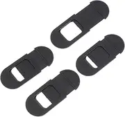 DOITOOL 4pcs Camera Privacy Cover Slider Covers Camera Cover Laptop Webcam Cover Web Cam Black