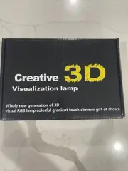 3D Visualization LED Light Lamp 7 Color Changing With Remote Control Unicorn