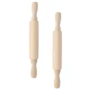 2 Pcs Small Rolling Pin Adjustable Mini Pastry Dough Roller