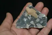 black chalcedony stilbite apophyllite mineral specimen #169