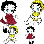 16" Baby Betty Boop Doll Pattern & Doll Clothes Pattern