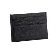 2 Pcs Cow Pu Leather ID Card Holder Candy Color Bank Credit Card Gift Box Multi Slot Slim Card Case