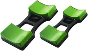 KOMBIUDA 2pcs Dumbbell Stand Ceiling Fan Blade Arms Supports Small Dumbbell Rack Dumbbell Rack School Bag Buttons Snap Buttons Fitness Dumbbell Rack Kettlebell Dumbbell Rack Green Plastic
