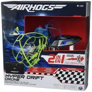 Air Hogs 2 in1 - Blue -Hyper Drift Drone High Speed Racing and Flying Ages 8+ Car Play