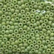 Matte Opaque Chartreuse AB Miyuki Seed Beads 6/0 (6-9416FR-TB)