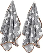 PENIKOKO 2pcs Plush Dog Sleep Mat Warm Paw Print Blanket for Dogs Cats Soft Fluffy Pet Throw Versatile Use Beds Couches Easy Care Maintenance for