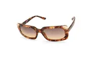 Guess Shiny Havana/Smoke Gradient Women's Designer Sunglasses GU7841 56B
