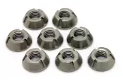 NEW 1/2-13 T-Groove Tamper Proof Security Nuts (x 8) Stainless Tri Anti-Theft