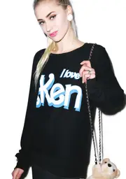 [Wildfox Couture] I Love Ken Baggy Beach Jumper