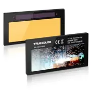 【Shade 11】 Gold Auto Darkening Welding Lens 2x4 1/4, Solar Energy Welding