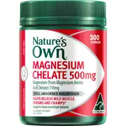 Nature's Own Magnesium Chelate 500mg Muscle Health Capsules 300 pack